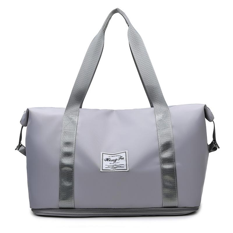 Sports Gym Duffel Bag with Wet / Dry Separation - Large Capacity - Grape Purple 12
