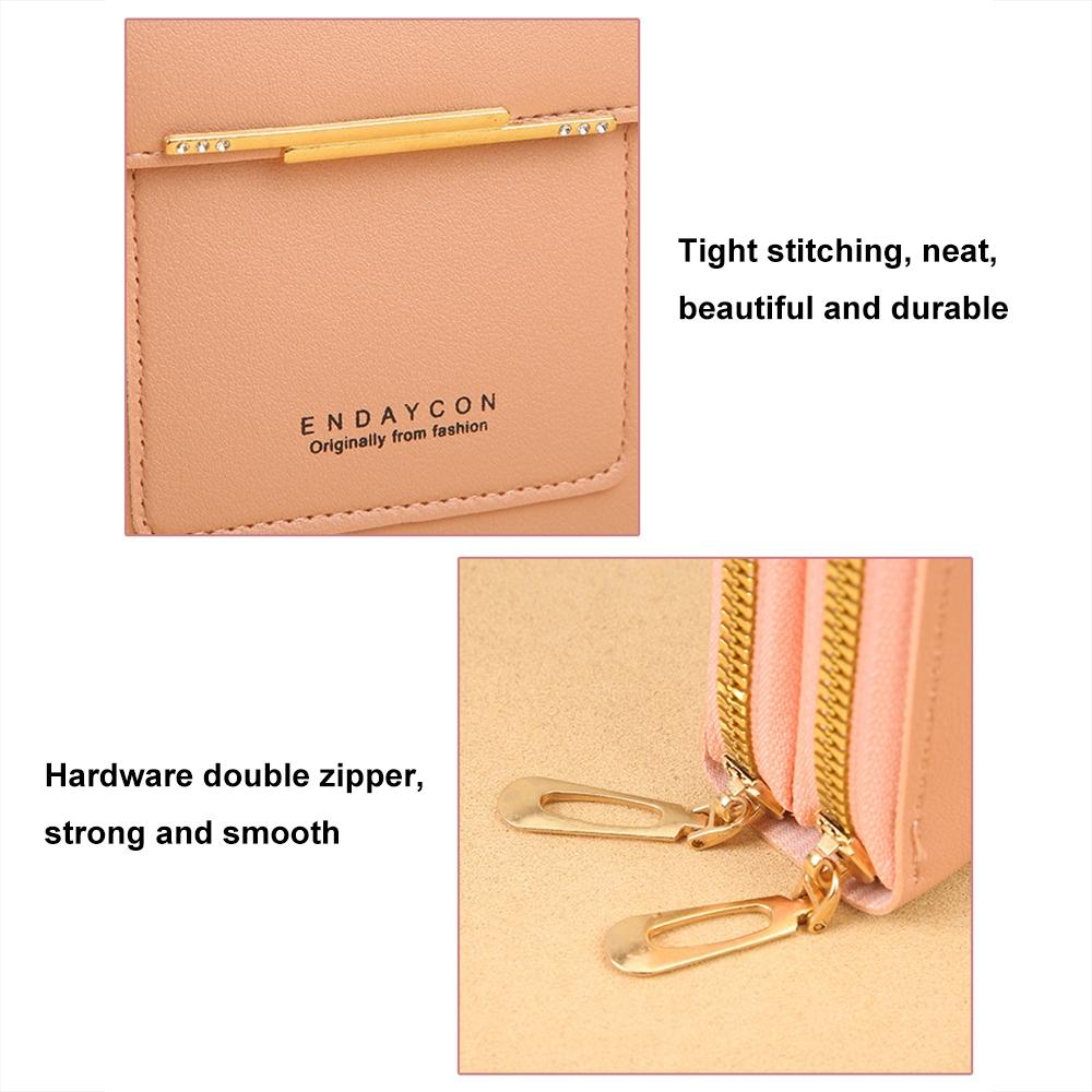 Multifunctional Touch Screen Crossbody Bag - Light Pink 4