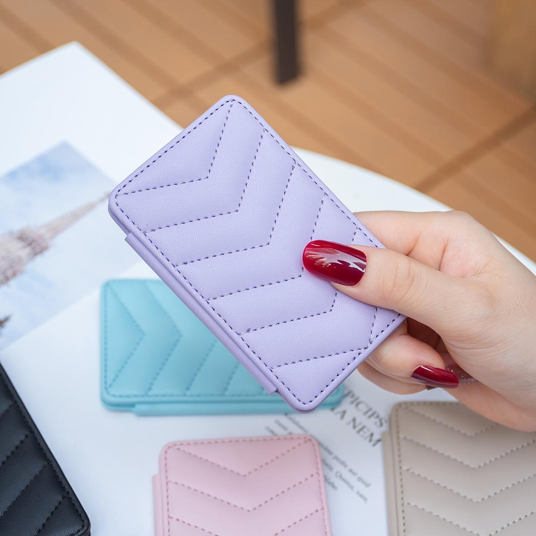 Wave Pattern Card Bag Back Sticker For Mobile Phones - Blue 12