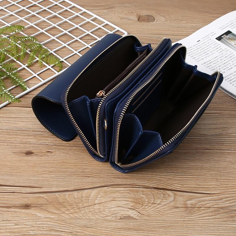 Large Capacity Women Wallet Clutch Bag Versatile Crossbody - Grey 6