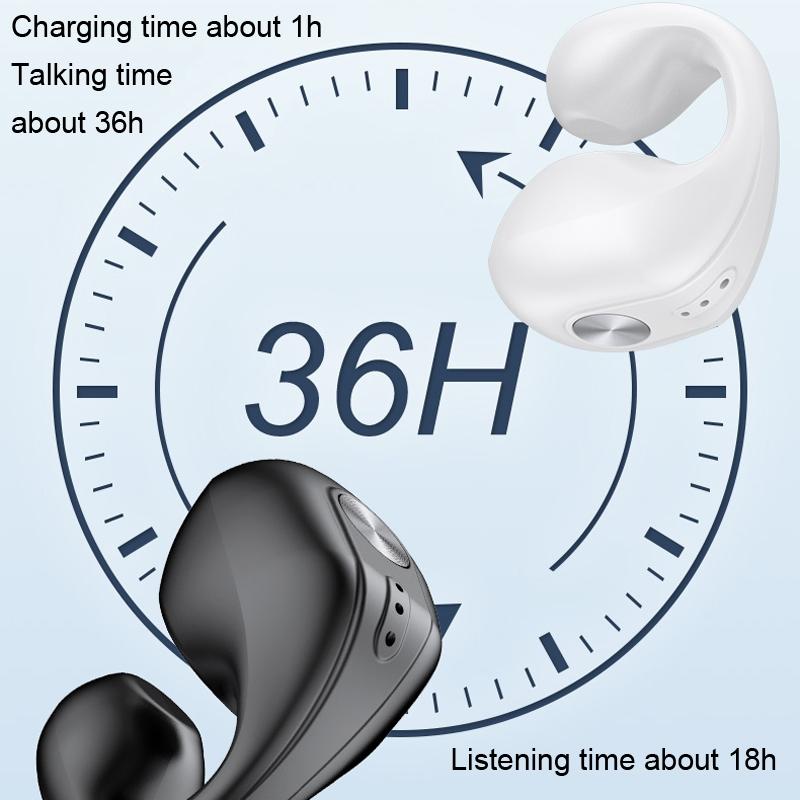 Mini Bone Conduction Bluetooth Earphone for Running and Sports - Pink 8