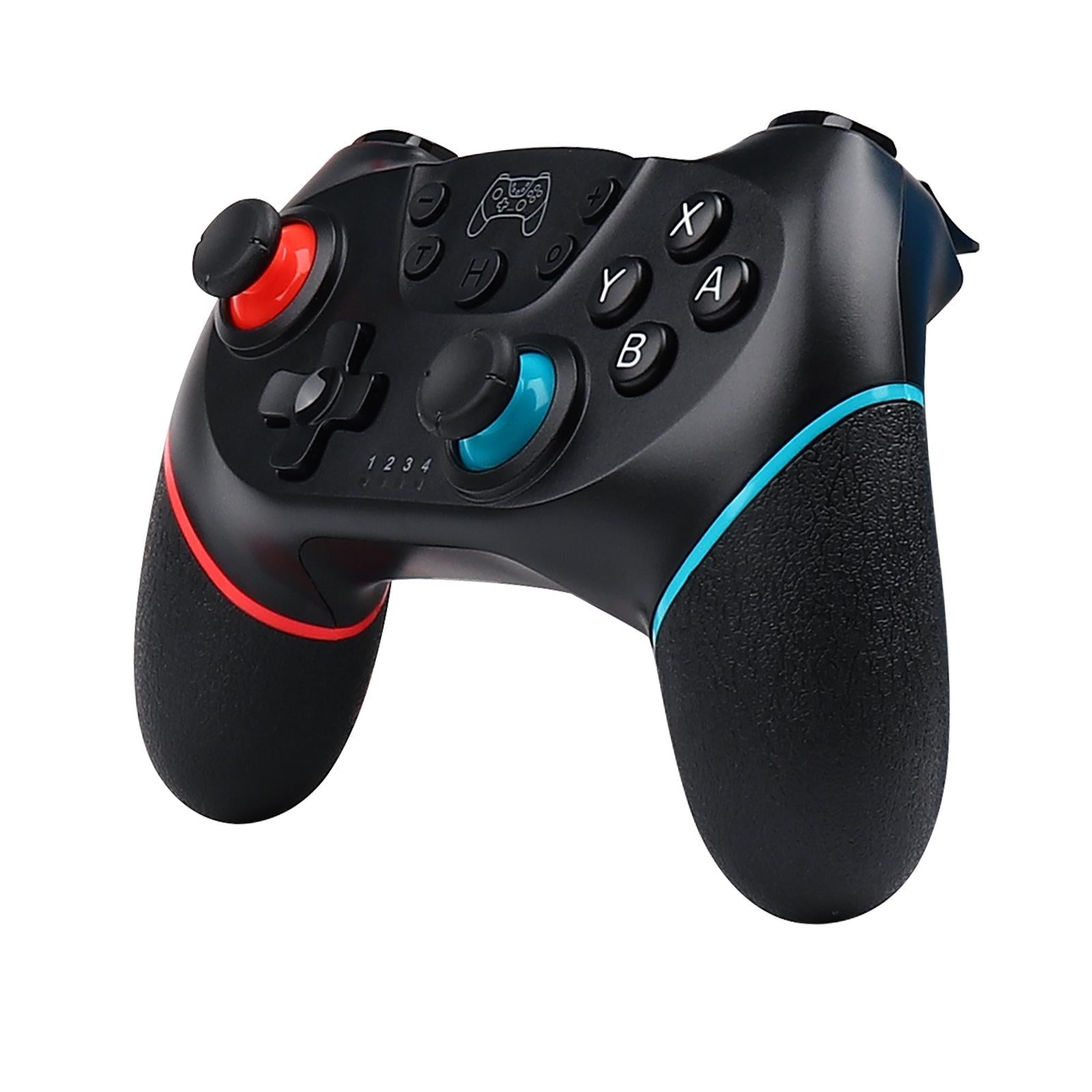 Macro Wireless Pro Controller with Wake-up Function - Black Blue Red 3
