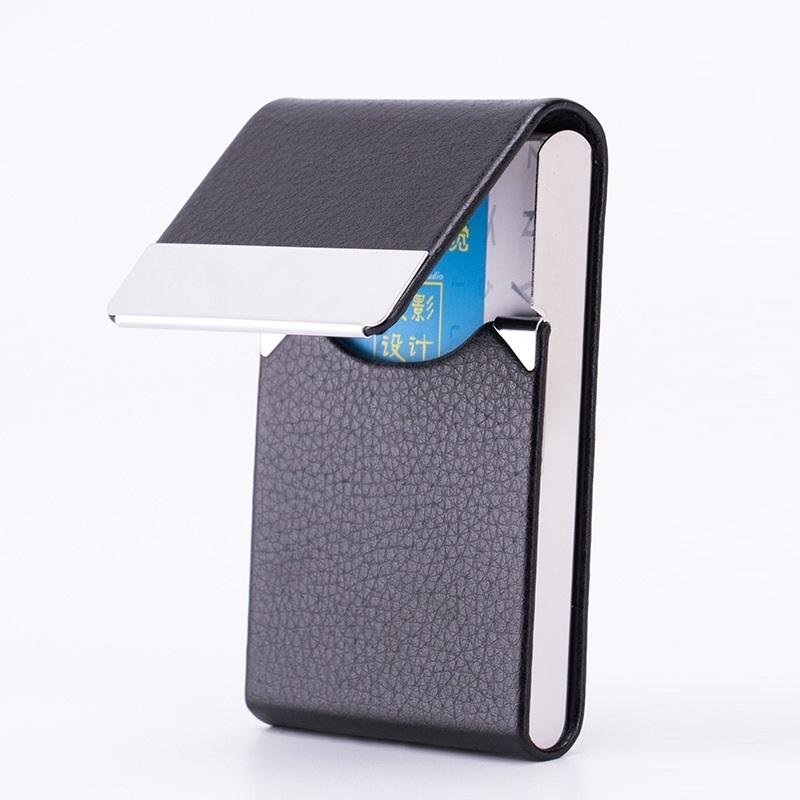 Business Card Case For Advertising Fits Most Cards - Gray 4
