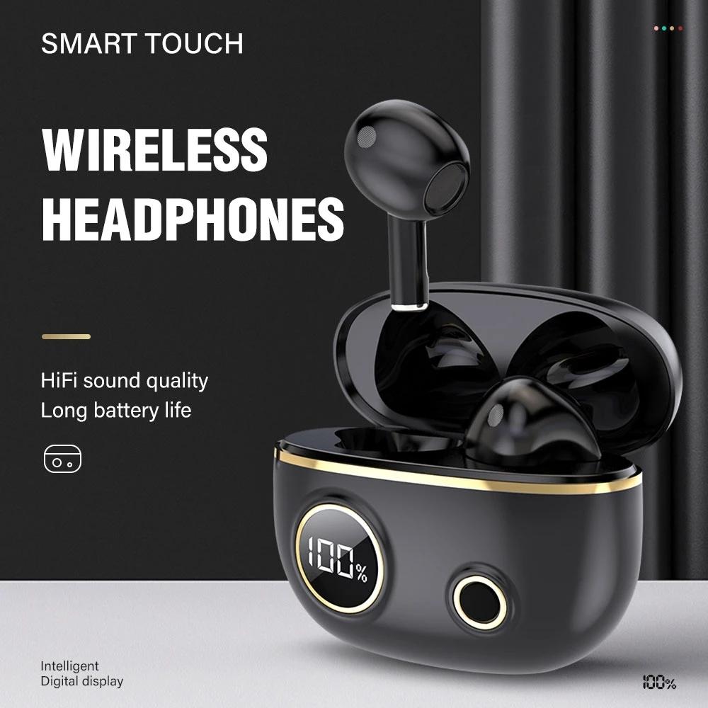 Waterproof 9d Stereo Bluetooth Earphones with Charging Case - Red 4