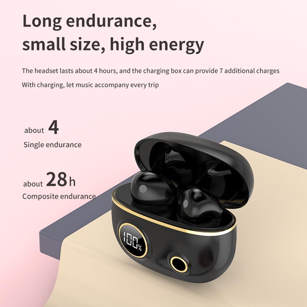 Waterproof 9d Stereo Bluetooth Earphones with Charging Case - Red 9
