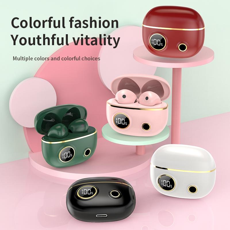 Waterproof 9d Stereo Bluetooth Earphones with Charging Case - Red 11
