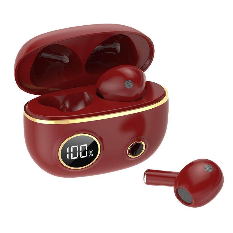 Waterproof 9d Stereo Bluetooth Earphones with Charging Case - Red 15