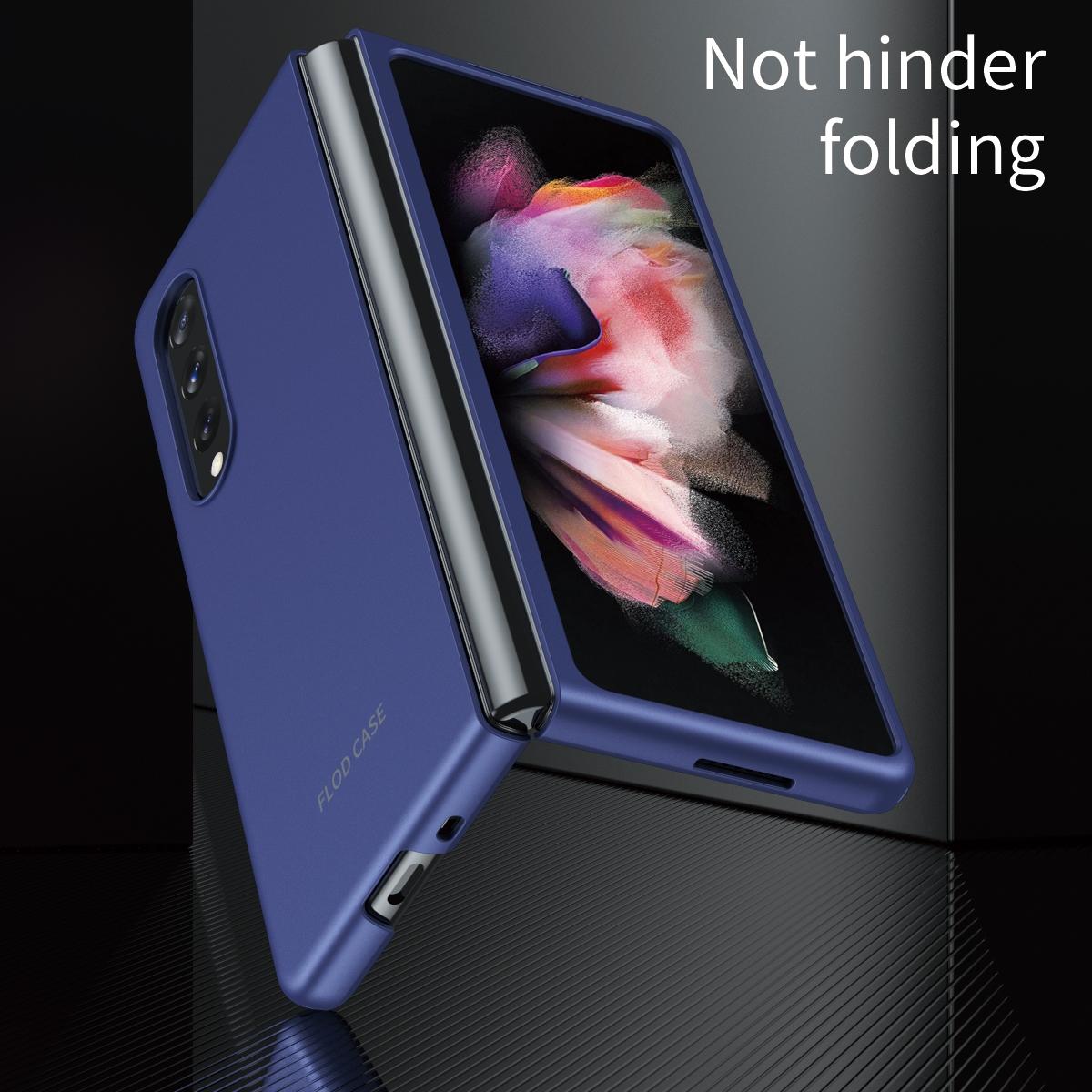 For Samsung Galaxy Z Fold4 5G Foldable Shockproof Phone Case - Pink 7