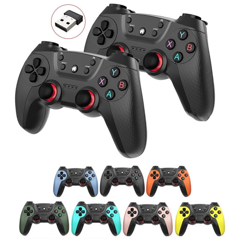 2.4g Wireless Controller for Pc Linux Android Tvbox - Supports Dual Connection - Lemon Yellow 3