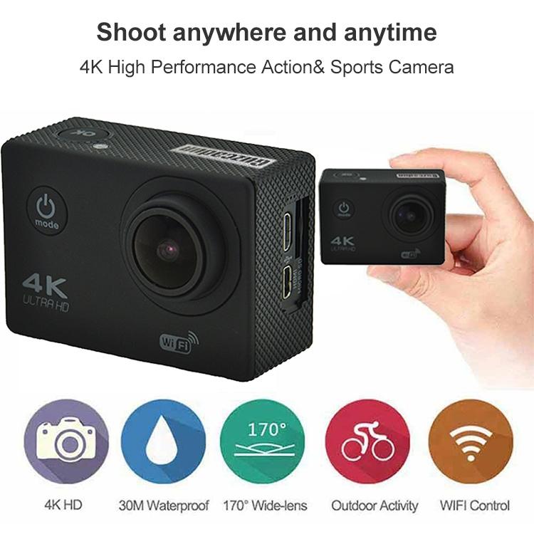 Waterproof 4k Action Camera for Cycling and Diving - Yellow 7