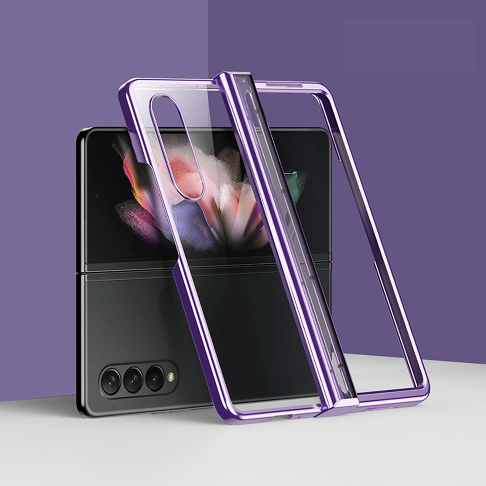 For Samsung Galaxy Z Fold4 5G Shockproof Pc Case - Full Coverage - Green 11