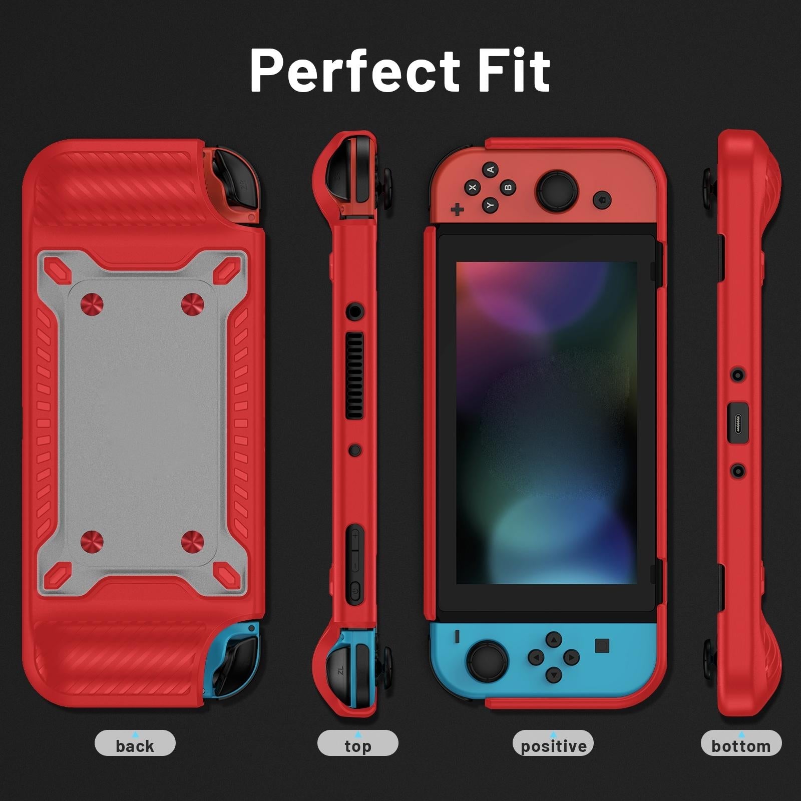 Protective Tpu Pc Case for Nintendo Switch Oled - Blue 11