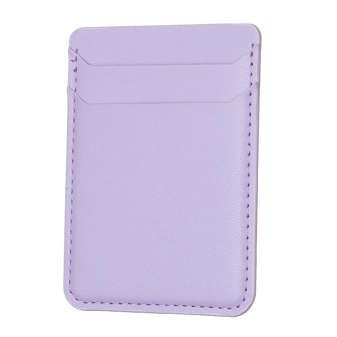 R20 Texture Card Bag Back Sticker For Mobile Phones - Purple