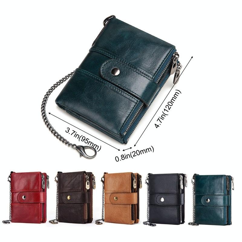 Secure Multi-function Rfid Wallet - Anti-theft - Brown 4