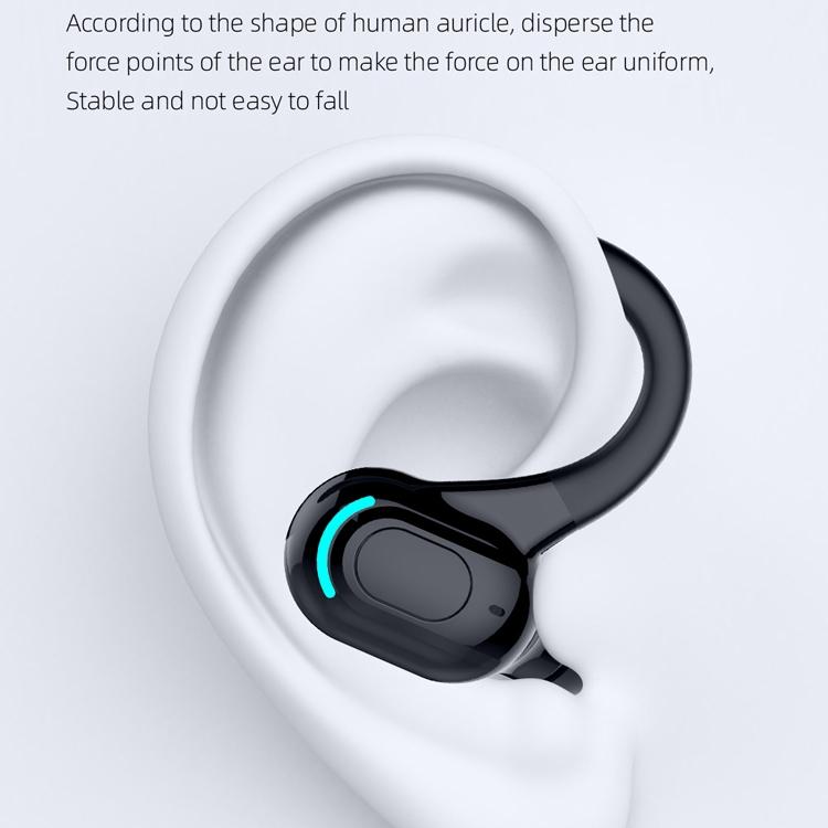 Wireless Sports Earphones - F8 Bluetooth 5.1 Ear-mounted Stereo - Black + Green 6