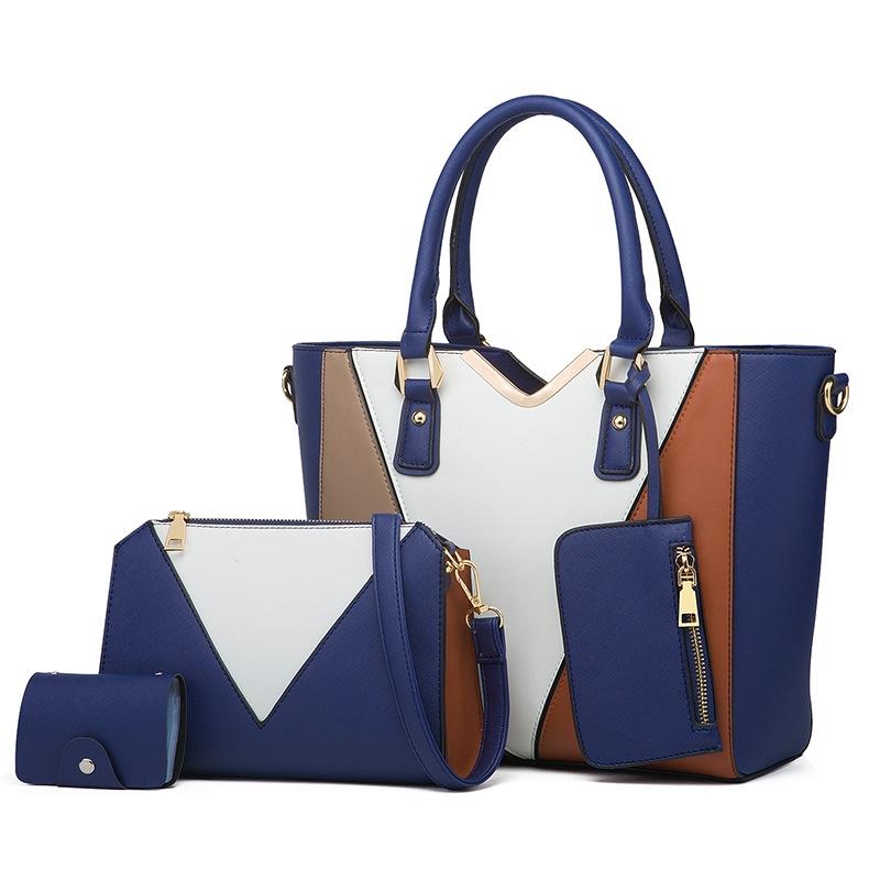 Versatile 4-in-1 Ladies Handbag with Large Capacity - Brown 12