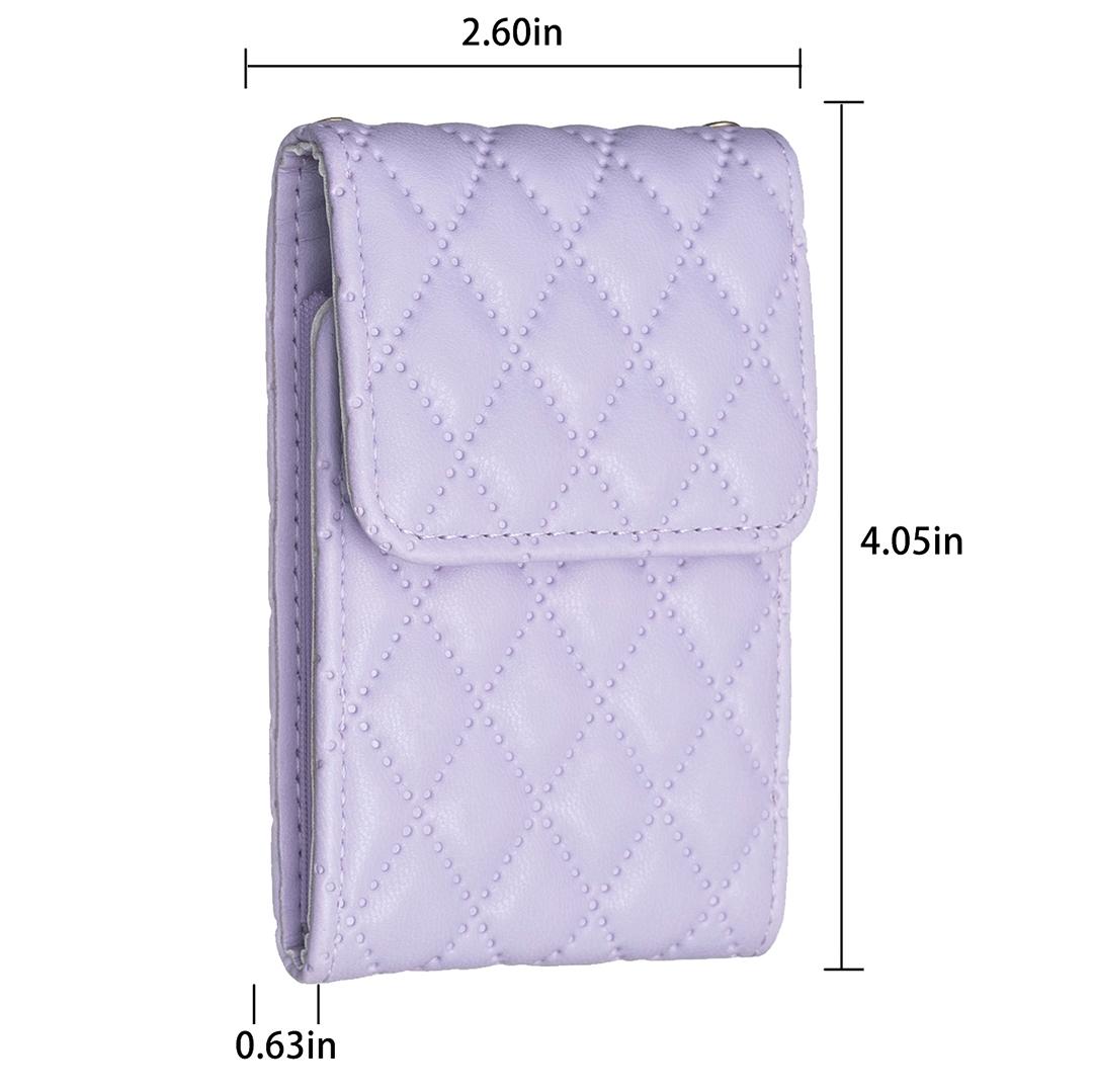 Vertical Card Bag For Mobile Phones Sticker - Purple 3