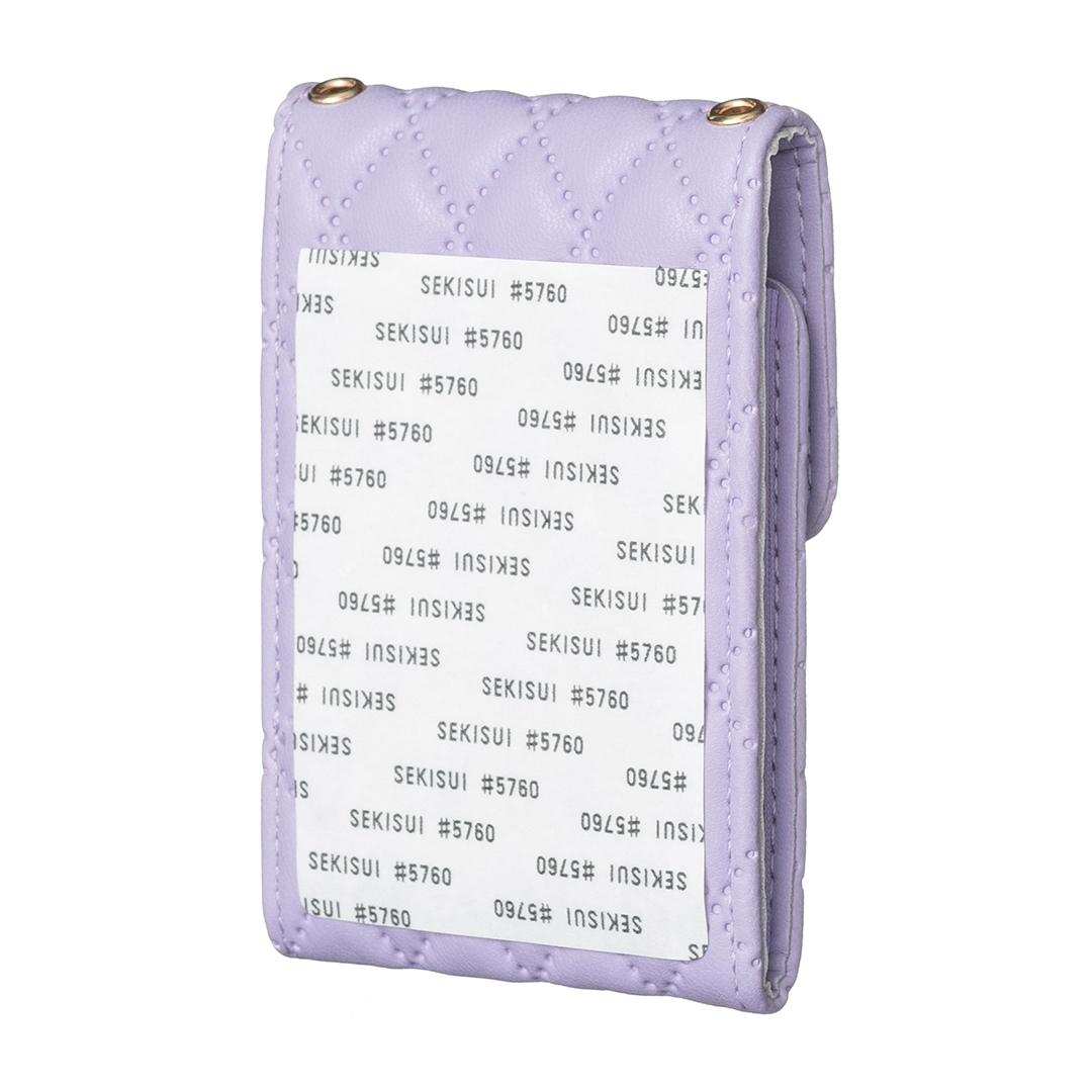 Vertical Card Bag For Mobile Phones Sticker - Purple 4