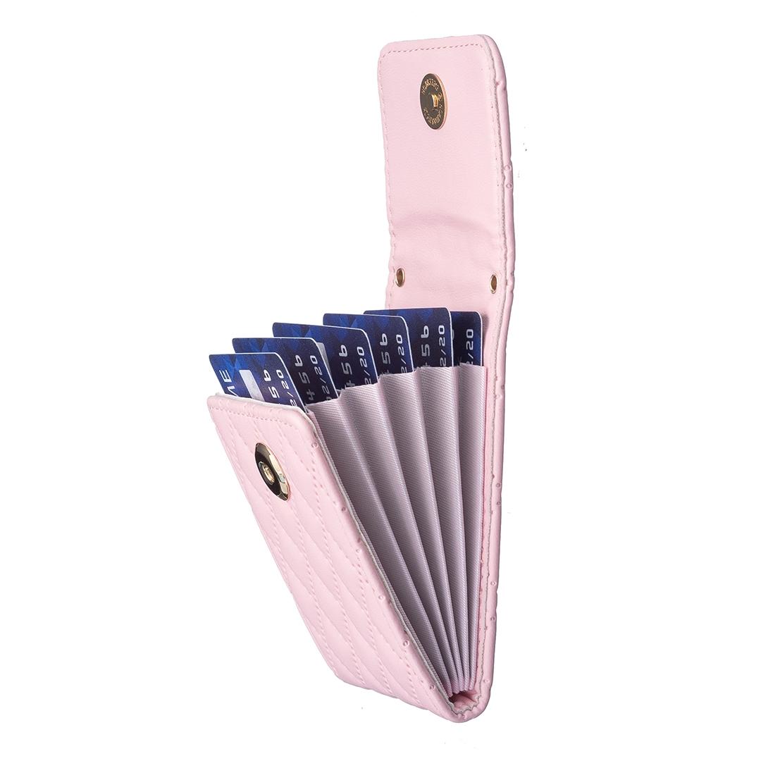 Vertical Card Bag For Mobile Phones Sticker - Purple 12