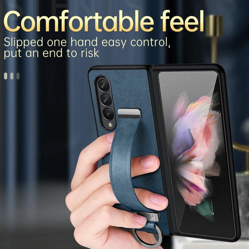 For Samsung Galaxy Z Fold4 5G Leather Shockproof Case 4