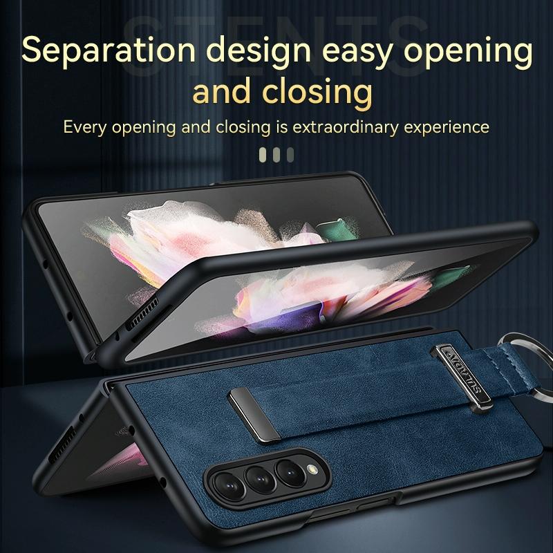 For Samsung Galaxy Z Fold4 5G Leather Shockproof Case 7