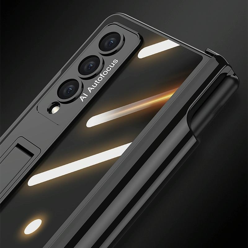 For Samsung Galaxy Z Fold4 5G Magnetic Privacy Case - Foldable - Black 4