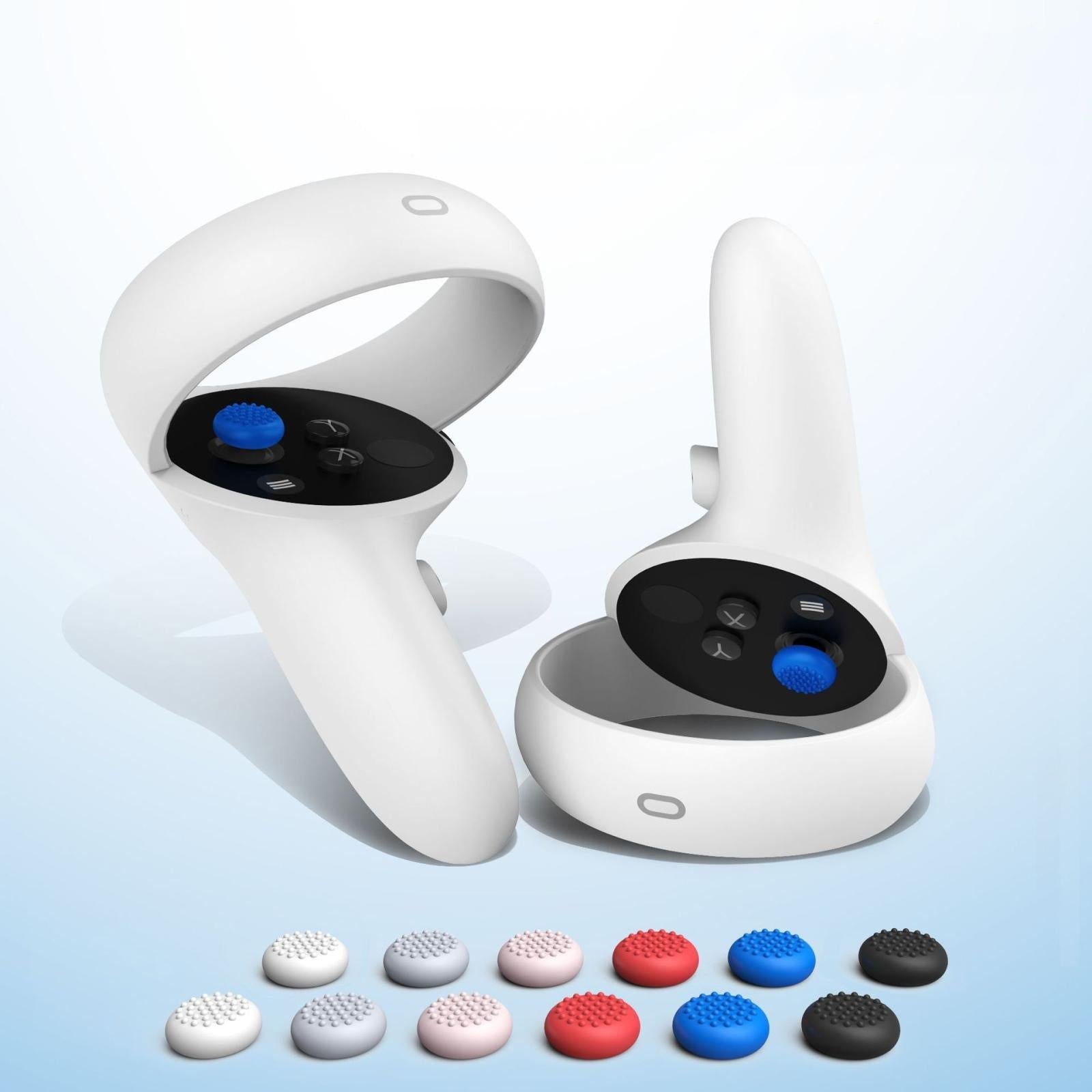 20-piece Silicone Vr Handle Covers for Meta Quest 2 - Enhance your Gaming Experience - Black 5