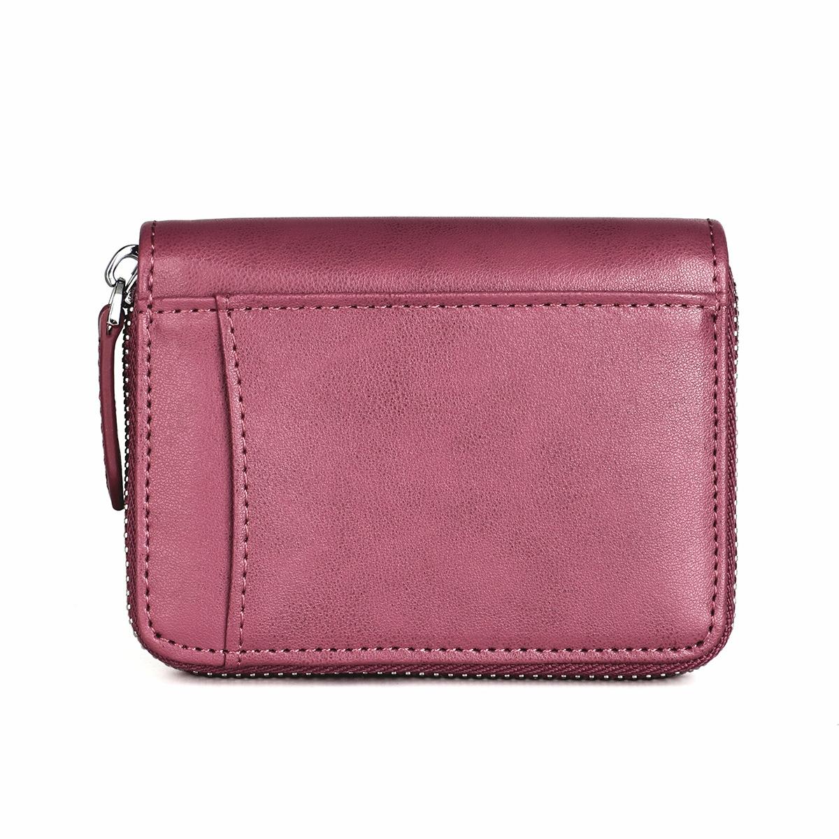 Rfid-protected Leather Coin Purse - Secure & Stylish - Black 11