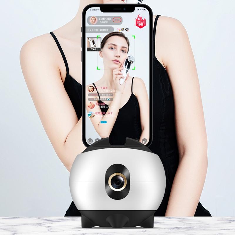 Smart Follow Shot Gimbal for Live Streaming - Rechargeable - Black 3