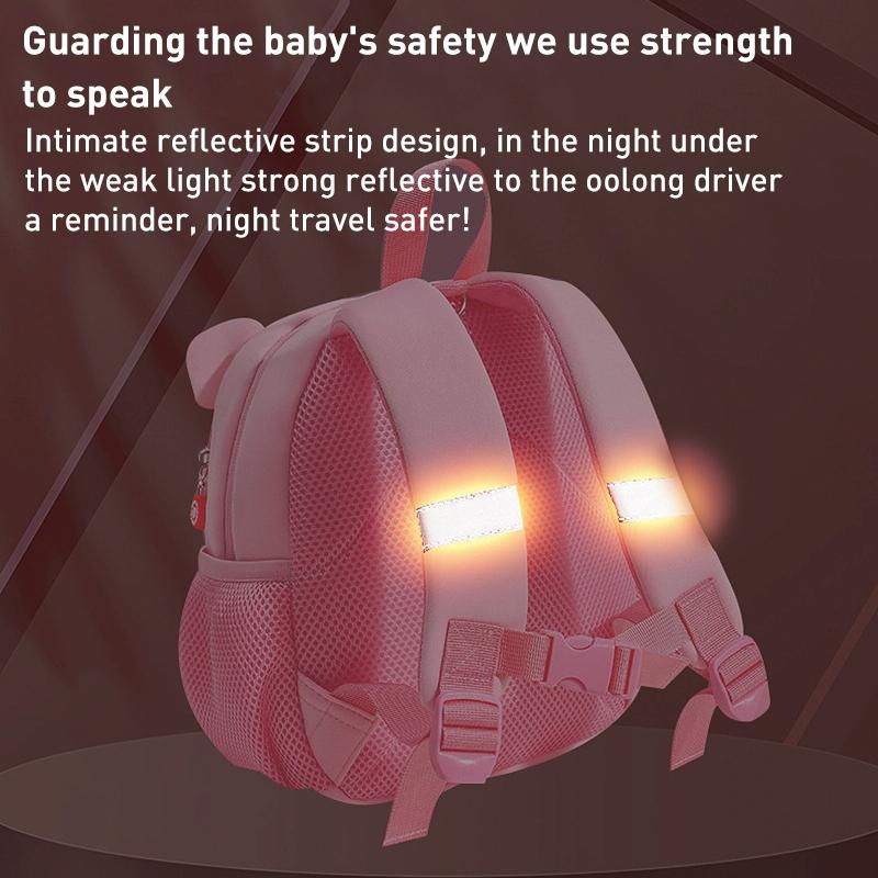 Secure Kids Backpack - Anti-lost Design - Pig Pig Duck 6