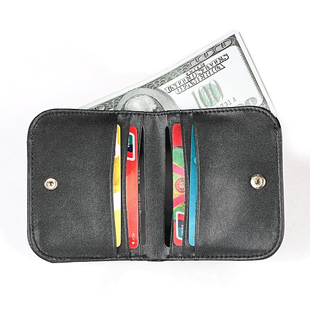 Women Leather Rfid Blocking Coin Purse - Compact Design - Pink 11
