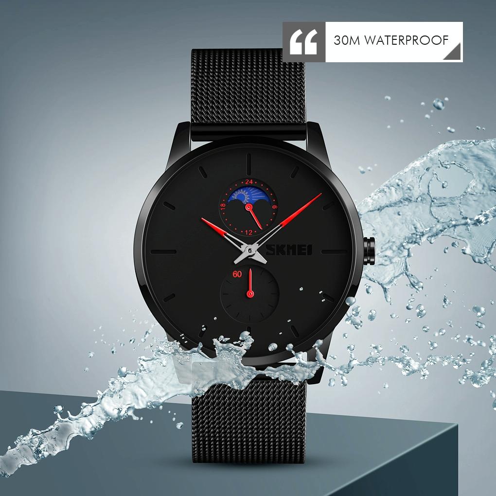 Men Simple Business Sports Watch - Quartz Movement - White 11