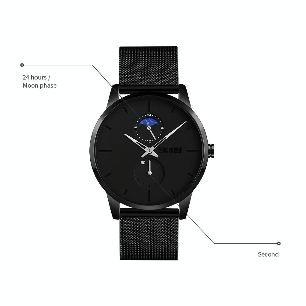 Men Simple Business Sports Watch - Quartz Movement - White 13