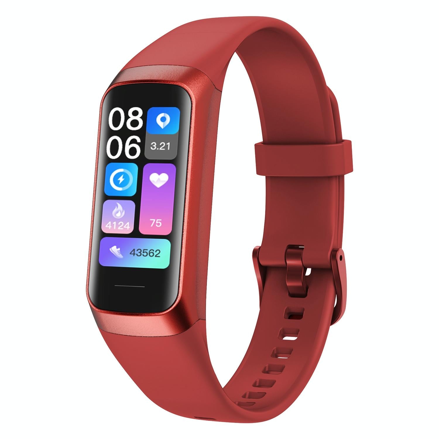 Ip67 Waterproof Smart Fitness Band - Compact And Durable - Purple 12