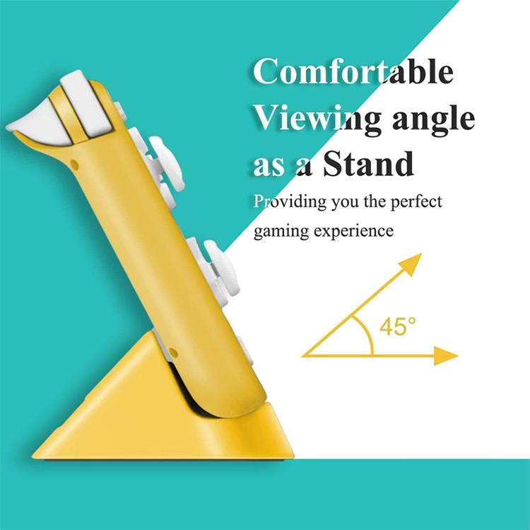 2-pack Portable Triangle Charger for Nintendo Switch / Lite - Coral Red 8