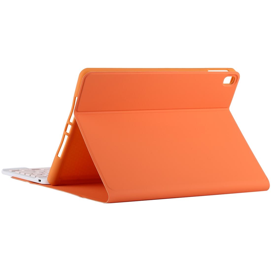 Bluetooth Tablet Case For Ipad Pro 11 With Detachable Microfiber Leather Pen Slot & Holder - Orange 14