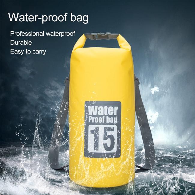 Waterproof Dual Shoulder Dry Bag 50L Capacity - Orange 7