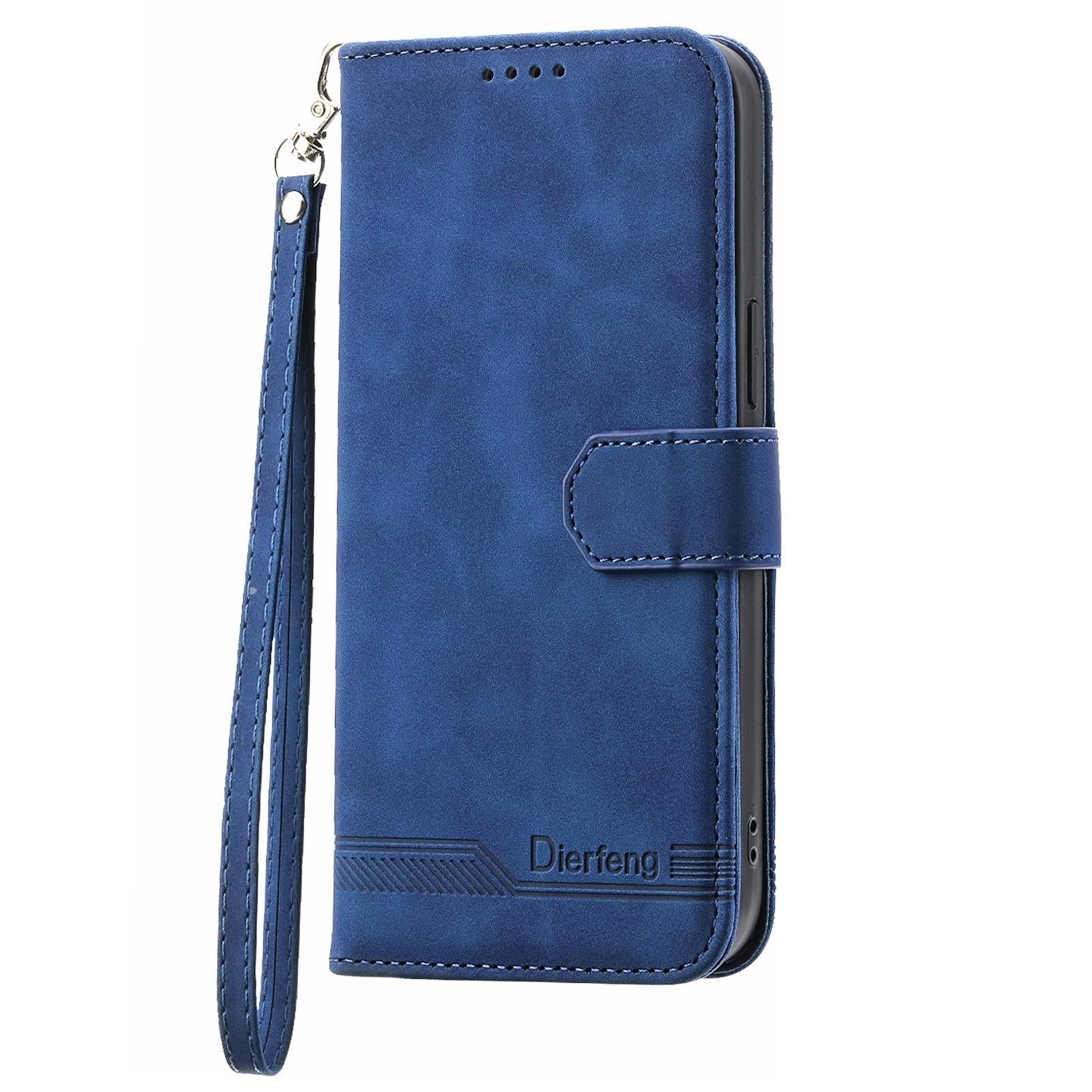 For Samsung Galaxy Z Fold4 5G Premium Leather Tpu Case - Blue 10