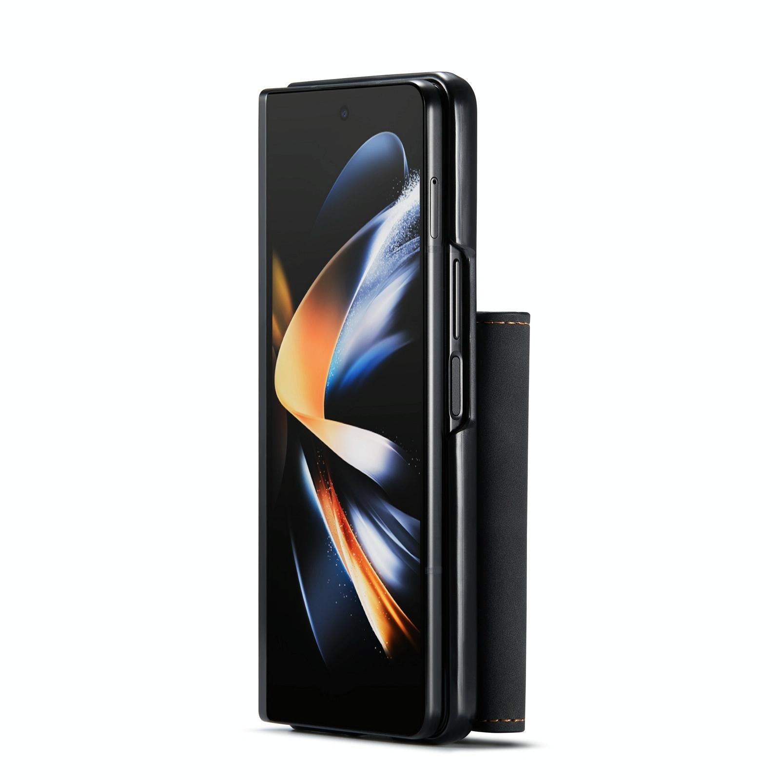 For Samsung Galaxy Z Fold4 5G Multi-Card Phone Case - Fits Dg.Ming M2 Series - Black 3