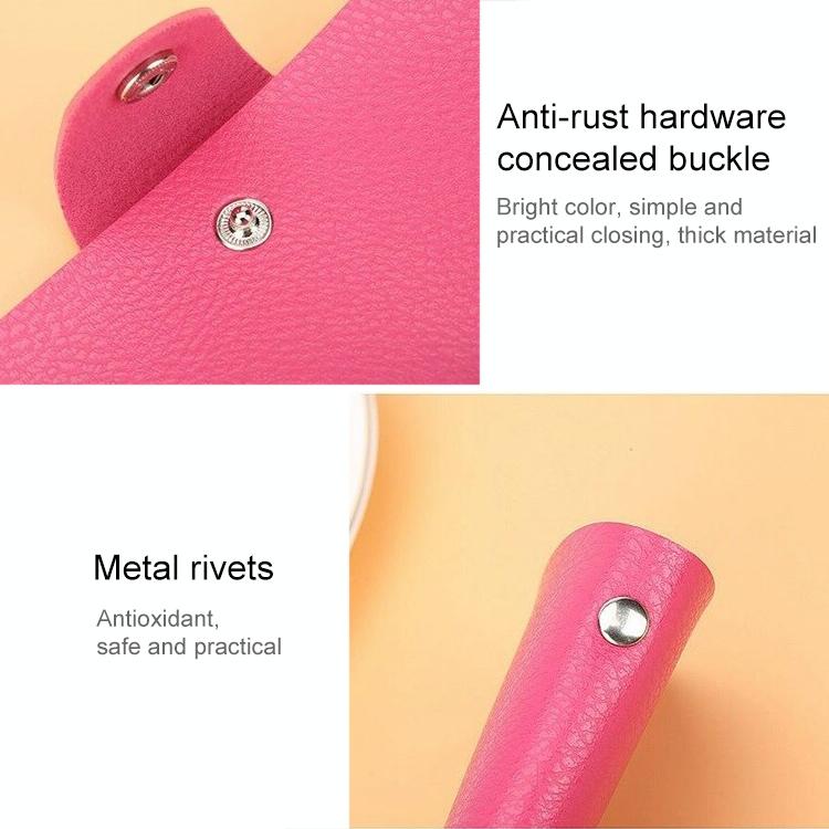 3 Pcs Upgraded Card Bag Transparent Business Card Holder With 12 Slots - Black 14