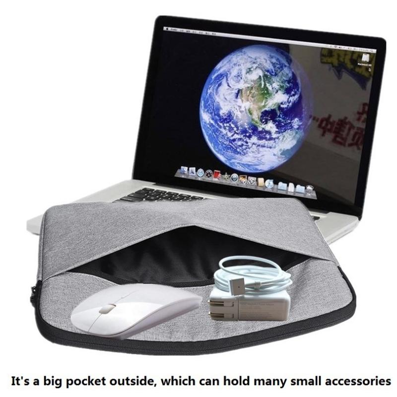 Waterproof & Anti-vibration Inner Bag for 11 / 13 Inch Laptops - Light Grey 7