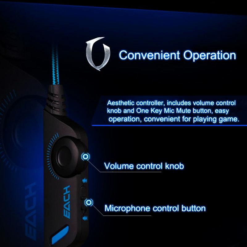 Over-Ear Gaming Headset With Mic & Led Light 2.2M Cable - Orange 12