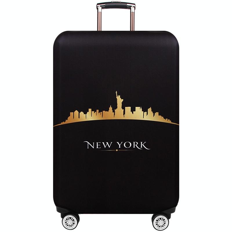 Thickened Luggage Cover - Elastic Wear-resistant Anti-dust Protection - Size l - Colourful Handprints 12