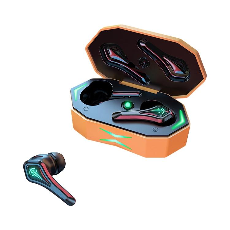 Wireless Bluetooth Earphones with Charging Case - Tws-a10 - Orange