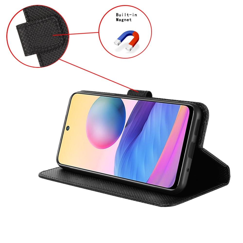 For Samsung Galaxy Z Fold4 5G Textured Leather Phone Case - Purple 6