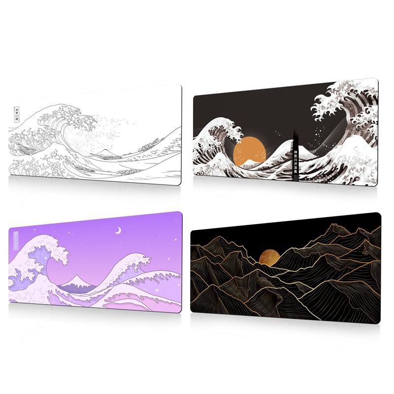 Non Slip Gaming Mouse Pad Big Wave Design - No.32 - 400X900X2Mm 3
