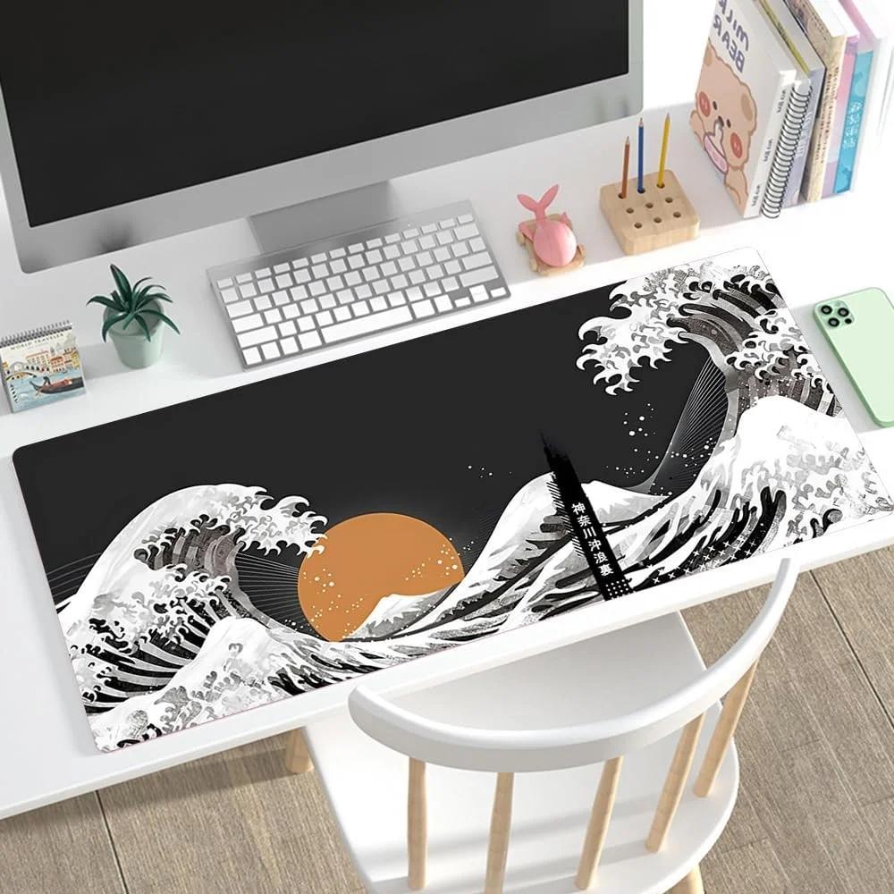 Non Slip Gaming Mouse Pad Big Wave Design - No.32 - 400X900X2Mm 7