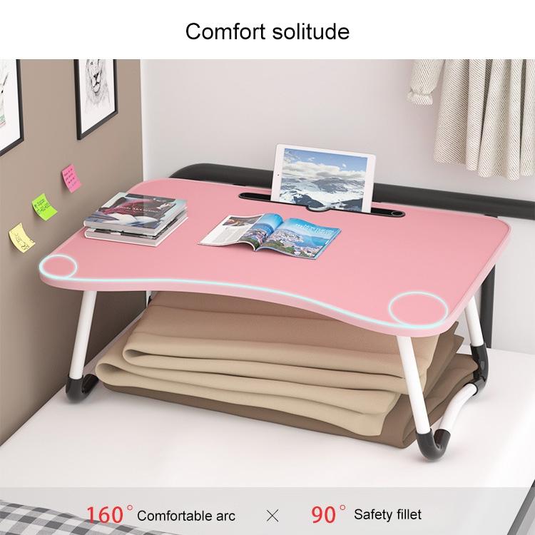 Adjustable Folding Laptop Desk - Non-slip W-shaped Legs Square Pattern Portable Cloud Design - Hcb5115E 8