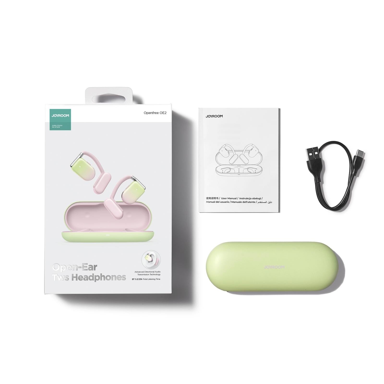 Waterproof True Wireless Noise-cancelling Bluetooth Earbuds - Orange 4