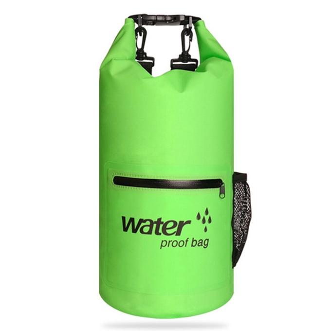 Waterproof Dual Shoulder Strap Dry Bag 10L Capacity - Orange 10